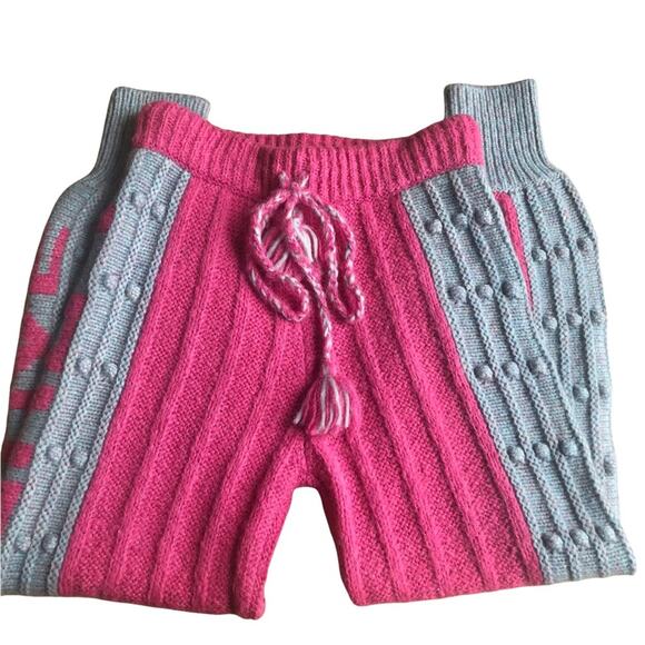 Loveshackfancy Landana Pink Knit Jogger Lounge Sleep Yoga Pants Size XS NWT - Picture 6 of 12
